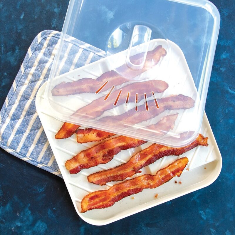 Nordic Ware Microware Bacon Tray With Lid - 1 Ct - Image 3