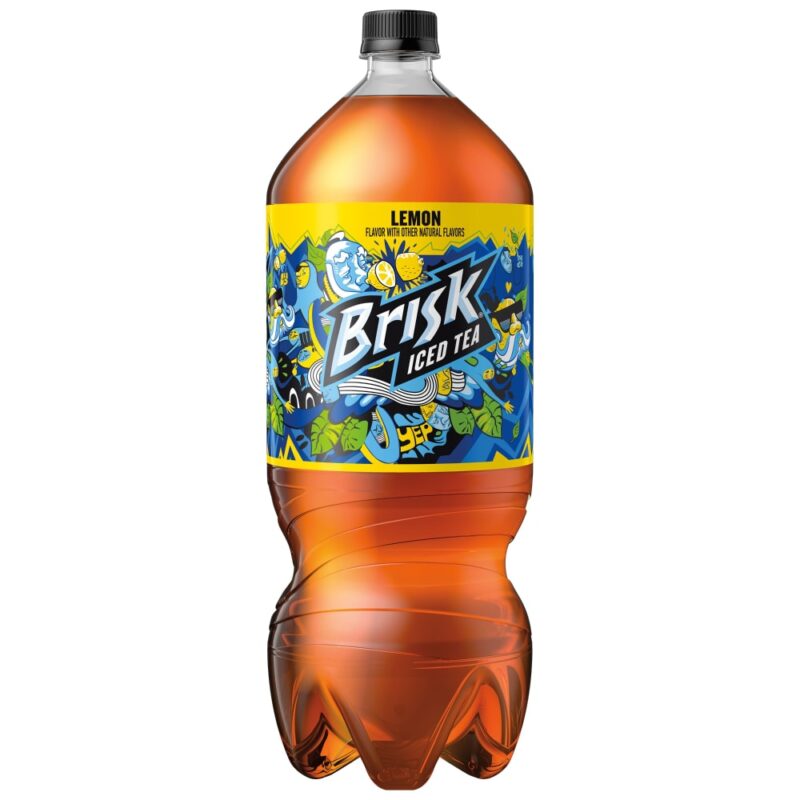 Lipton Brisk Lemon Iced Tea 2 Liter Bottle - Image 5