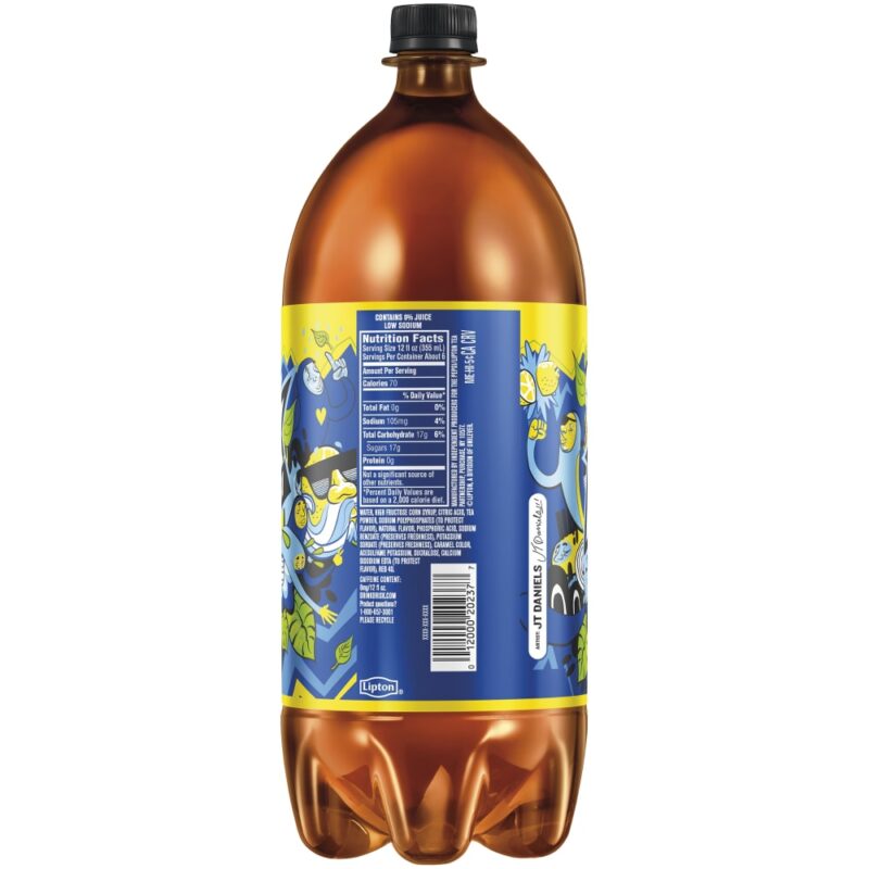 Lipton Brisk Lemon Iced Tea 2 Liter Bottle - Image 2