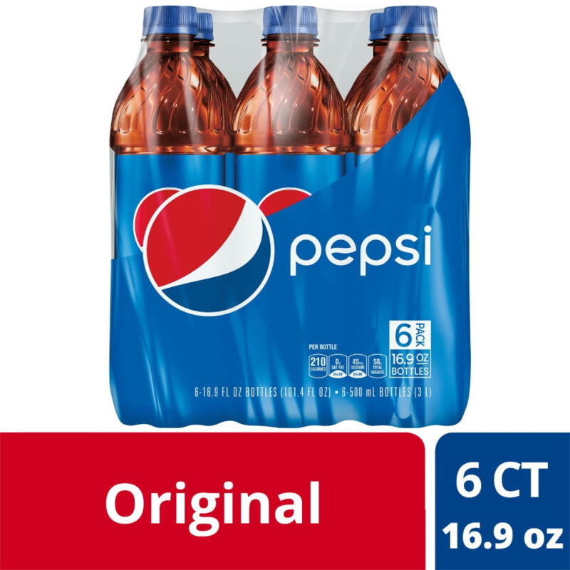 Pepsi Cola 16.9 Oz Bottles - 6 Pk - Image 5