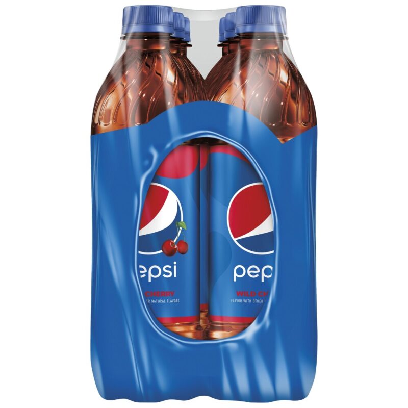 Pepsi Wild Cherry Cola Soda Pop, 16.9 Fl Oz - Image 2