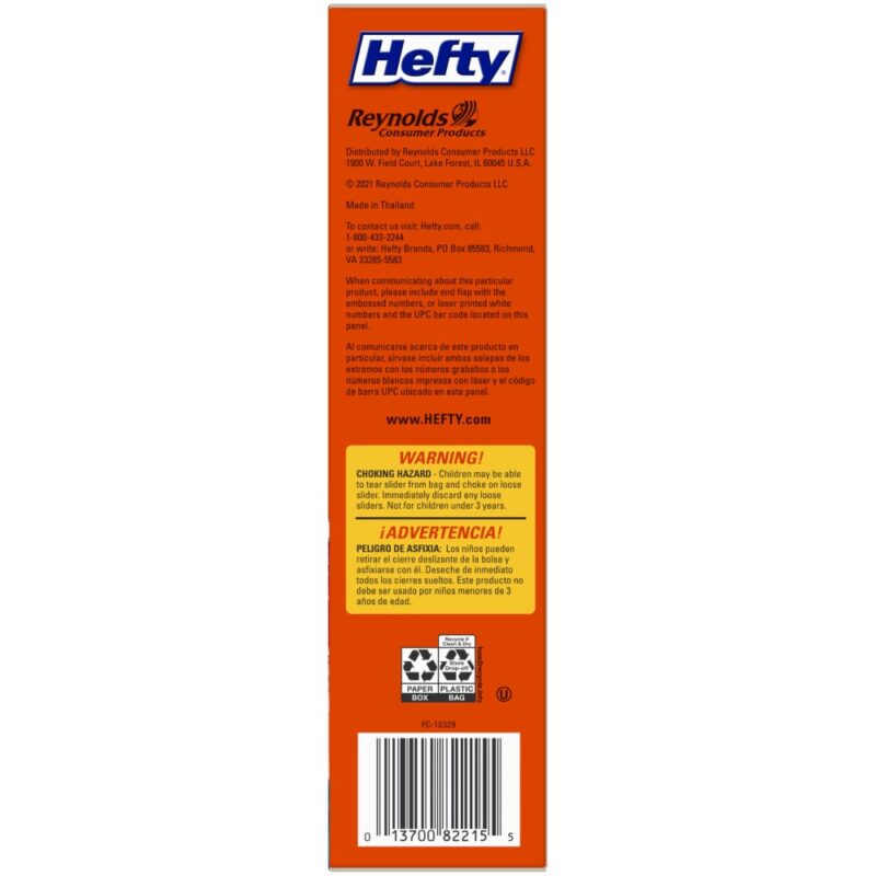 Hefty Quart Size Freezer Slider Bags - Image 3