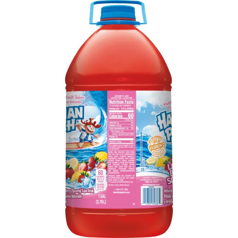 Hawaiian Punch Lemon Berry Squeeze, Juice Drink, 1 gal - Image 3