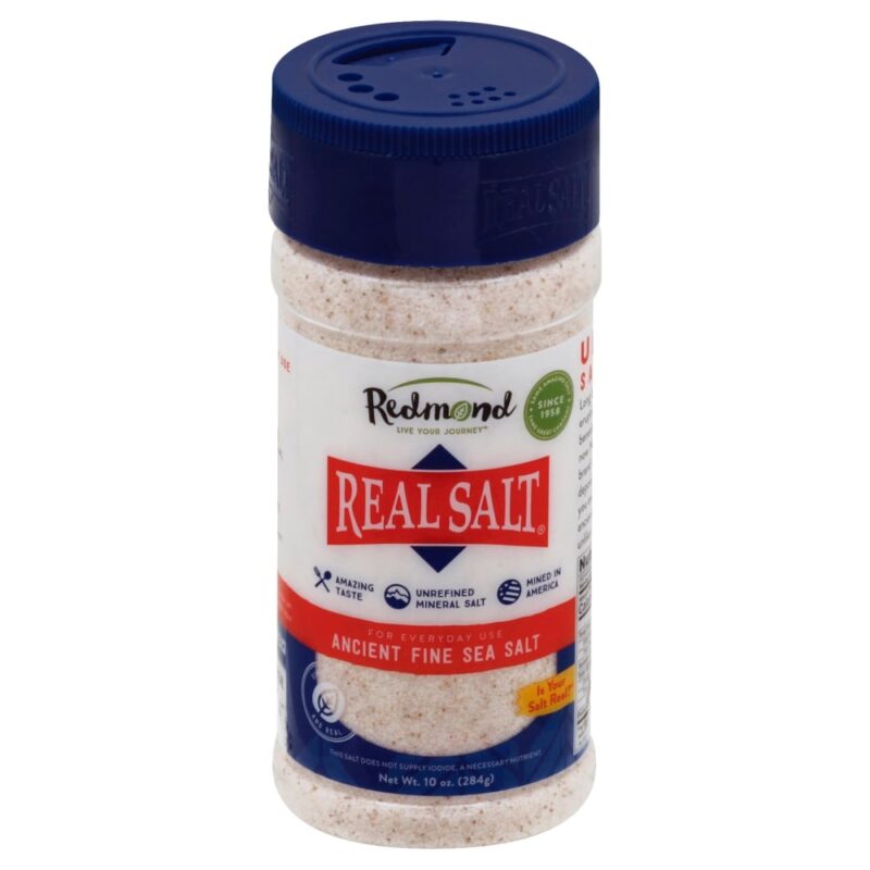 Redmond Real Salt, Nature's First Sea Salt, Fine Salt, 10 Oz - Image 3