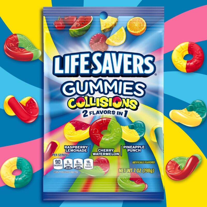 Life Savers Collisions Gummy Candy Bag - Image 2