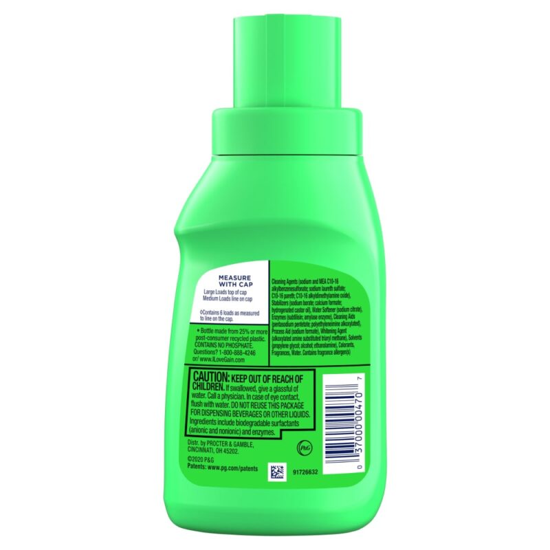 Gain Detergent, Original, 10 fl oz (306 ml) - Image 3