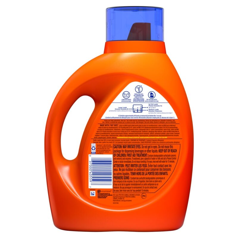 Tide Detergent, HE Turbo Clean, Clean Breeze, 2.04 l (2.15 qt) 69 fl oz - Image 2