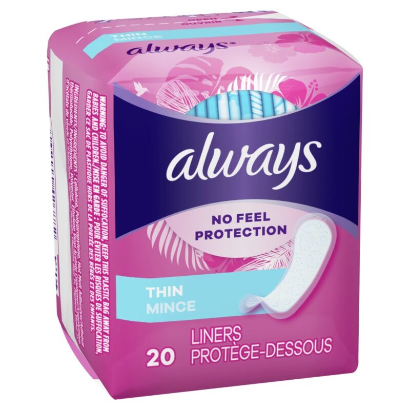 Always Liners, Thin, No Feel Protection, 20 liners - Image 6