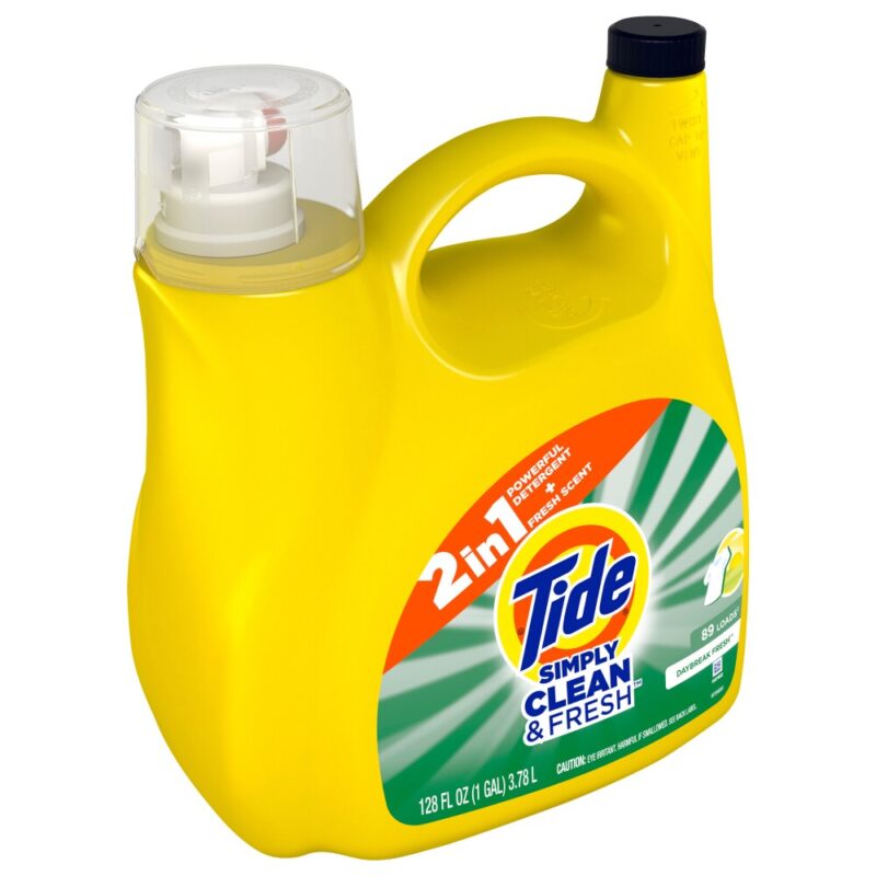 Tide Simply Daybreak Fresh, 89 Loads Liquid Laundry Detergent, 128 fl oz - Image 2