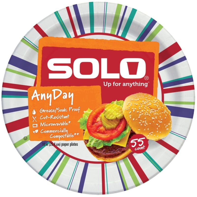 Solo Any Day Paper Dinner Plates 10 - Image 2