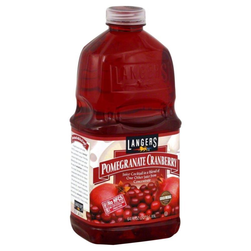 Langers Juice Cocktail Gold Medal Pomegranate Cranberry - 64 Fl. Oz - Image 3