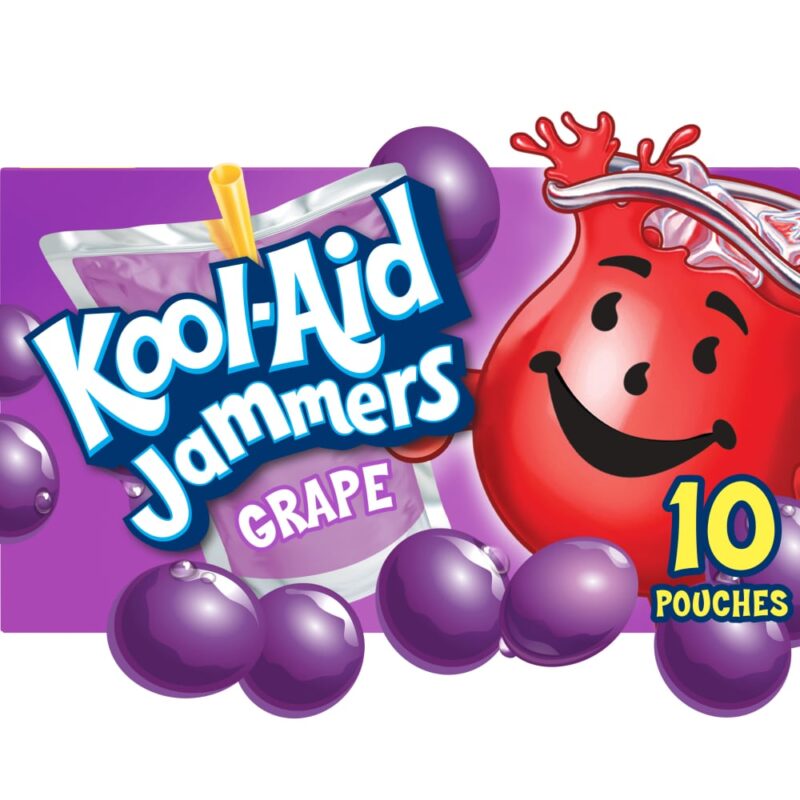 Kool Aid Jammers Grape Kids Drink Juice Box Pouches - Image 6