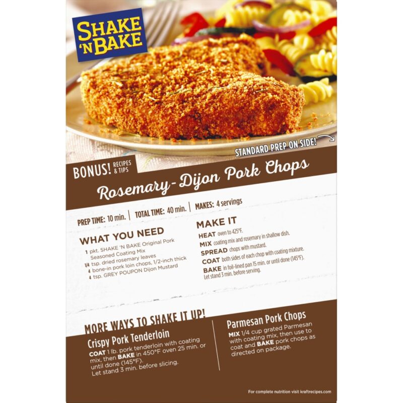 Shake 'N Bake Original Pork Seasoned Coating Mix - Image 2