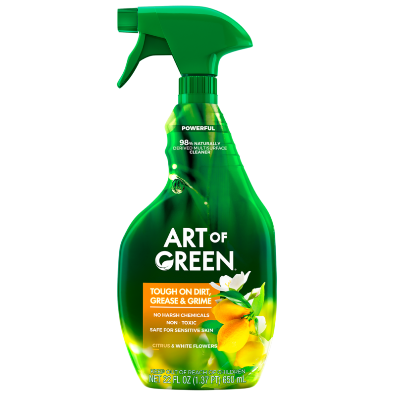 Art Of Green Citrus & White Flowers Multi Purpose Cleaner Spray - 22 Oz - Image 2