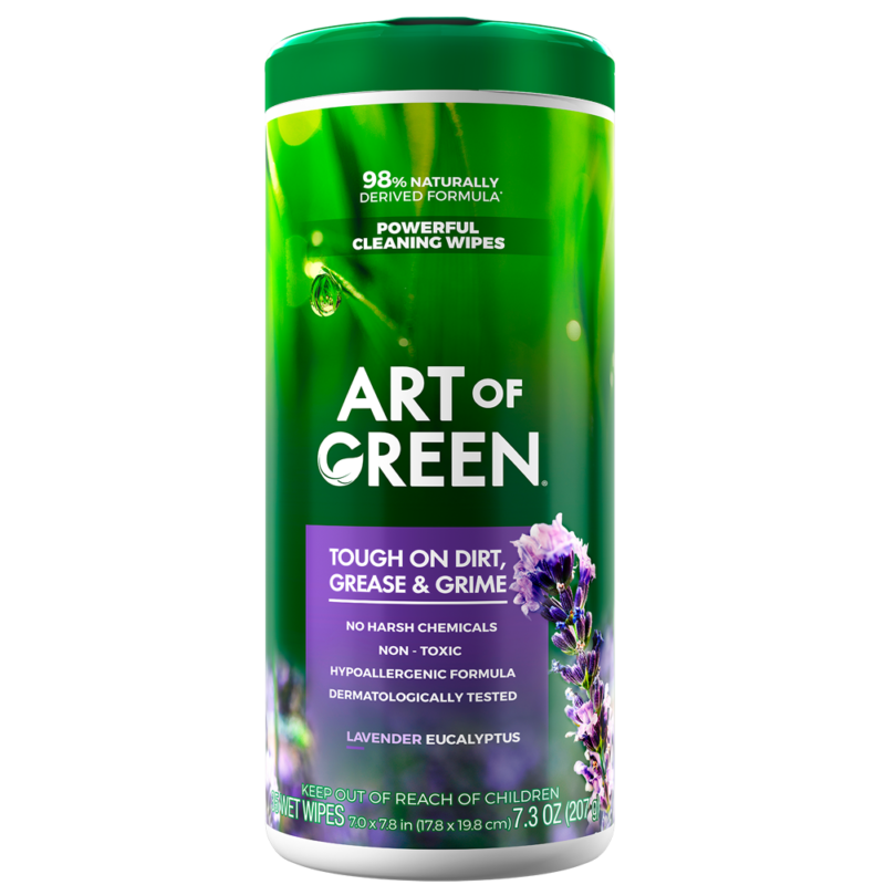 Art Of Green Citrus White Flowers Cleaning Wipes - 35 Ct - Image 2