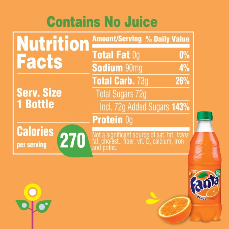 Fanta Orange Soda - 20 Oz - Image 2