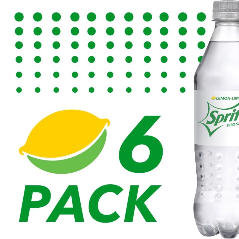 Sprite Zero Sugar Lemon Lime Diet Soda Pop Soft Drinks, 16.9 fl oz, 6 Pack - Image 4