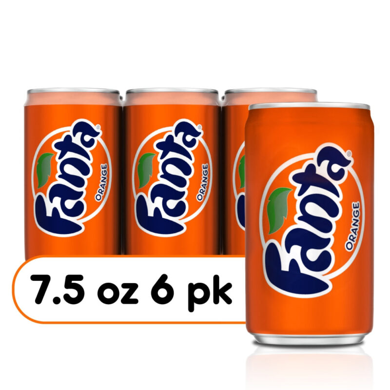 Fanta Orange Soda 7.5 Oz Cans - 6 Pk - Image 6