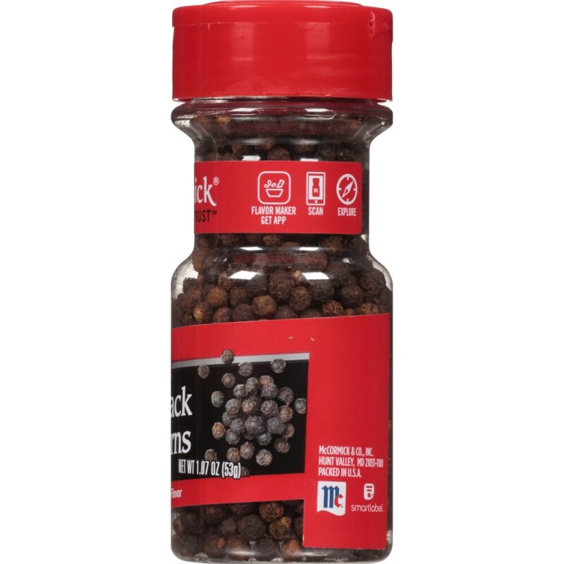 McCormick Whole Black Peppercorns, 1.87 oz - Image 3