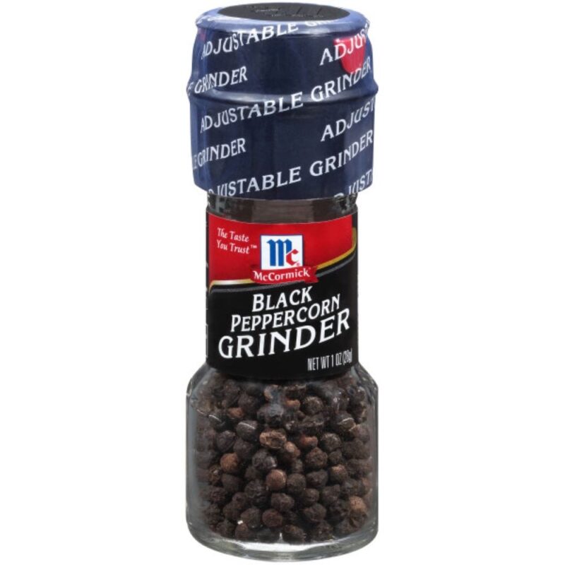 McCormick Black Peppercorn Grinder, 1 oz - Image 6