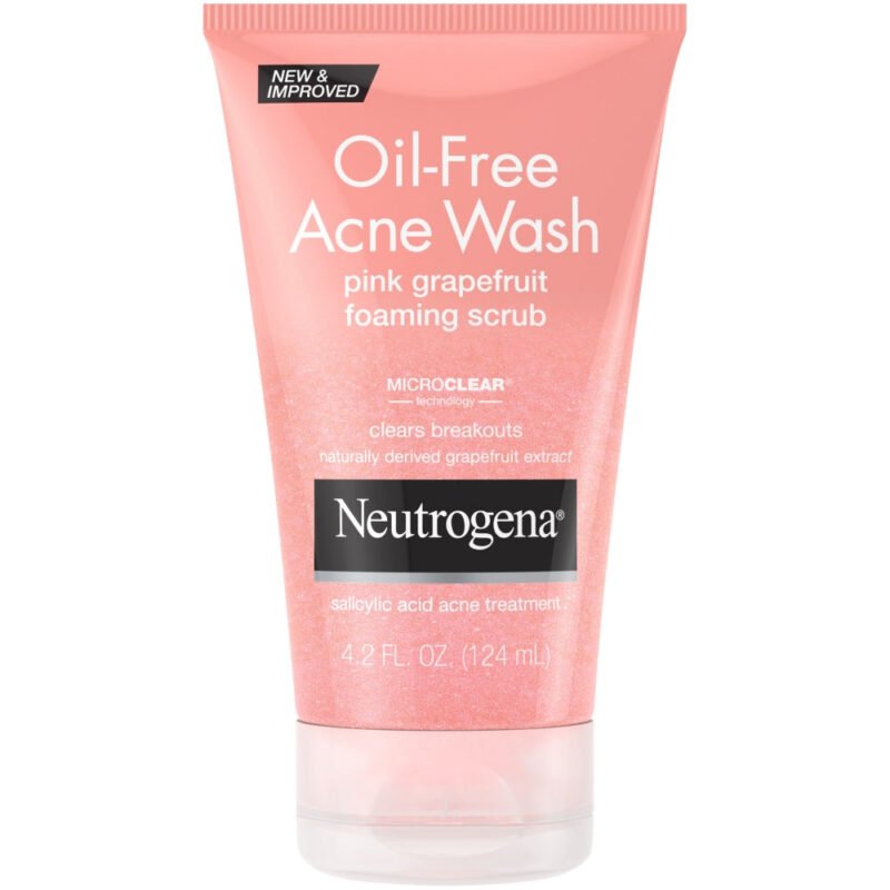 NEUTROGENA Acne Facial Other Cleansers, Scrub, Scented, Pink Grapefruit, Oily Skin Skin, 4.2 Fl. Oz - Image 6