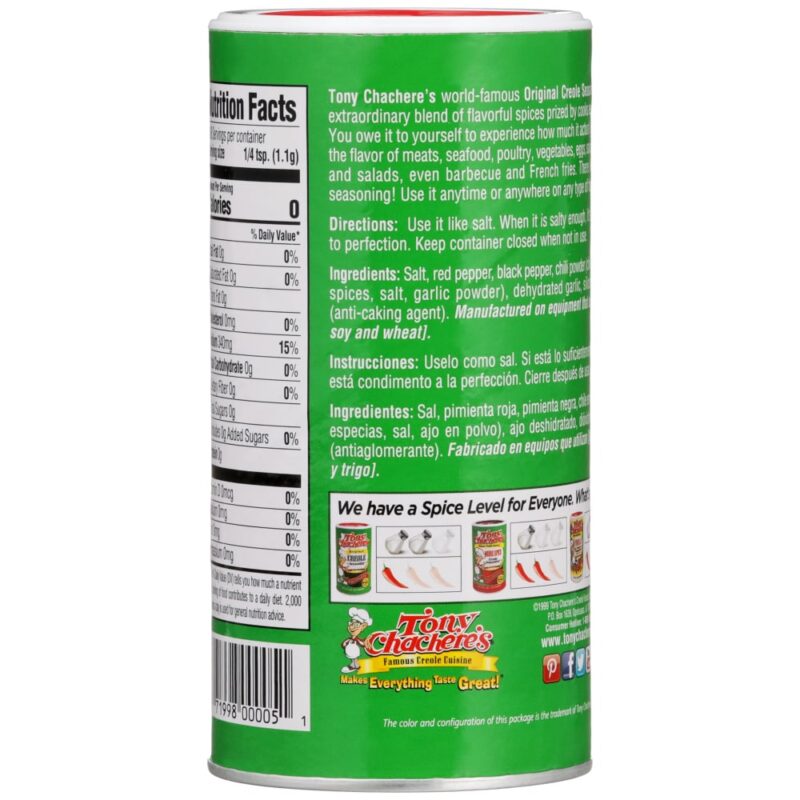 Tony Chachere's Original Creole Seasoning, 17 Oz - Image 4