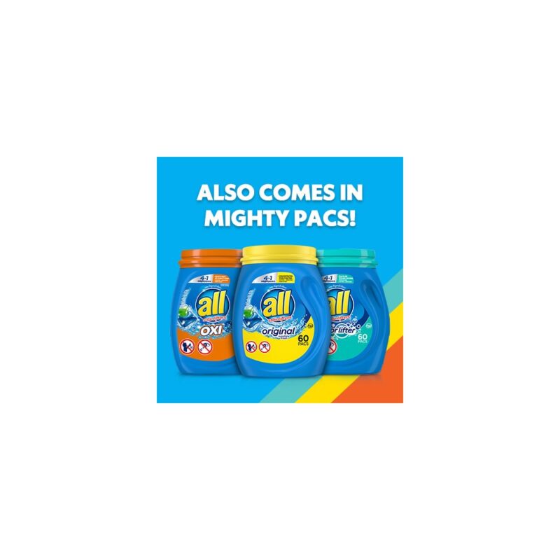 All Detergent, with Stainlifters, Oxi, HE, 36 fl oz (1.12 qt) 1.06 l - Image 4