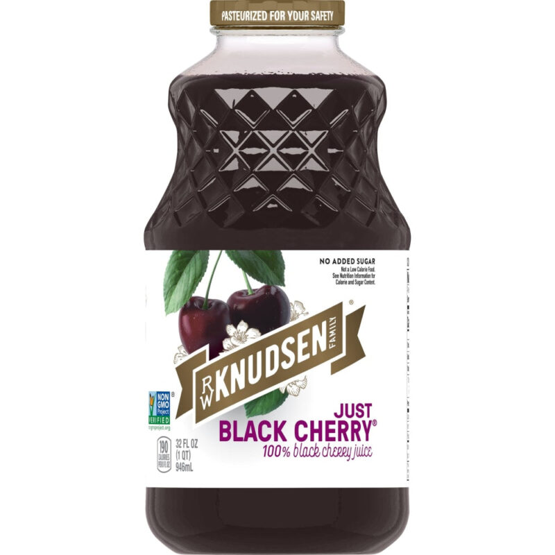 R.W. Knudsen Family Juice Just Black Cherry, 32 Fl Oz - Image 6