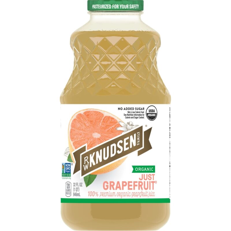 R.W. Knudsen Family Organic Grapefruit Juice, 32 oz - Image 6