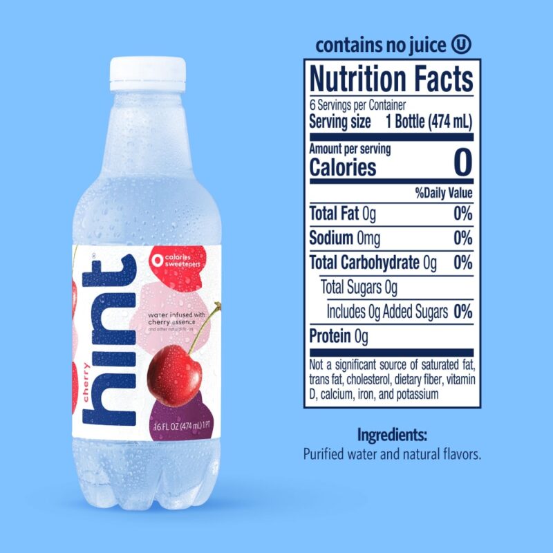 Hint - Water Infused With Cherry, 16oz - Image 4