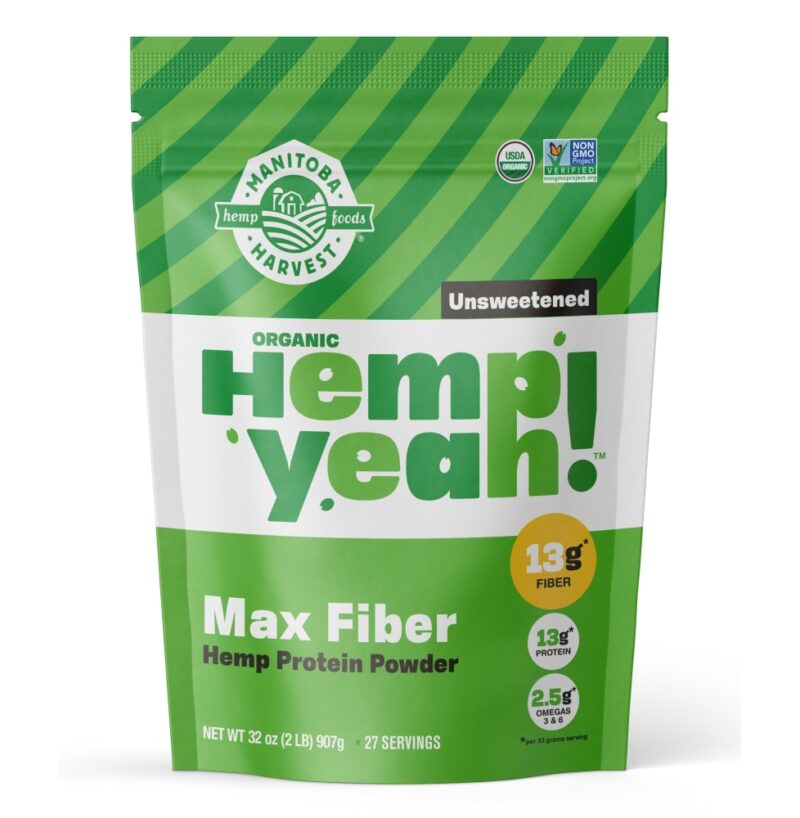 Manitoba Harvest - Hemp Yeah! Max Fiber Organic Hemp Protein Unsweetened - 2 lbs - Image 4