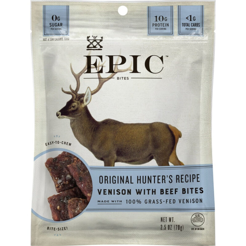 Epic, Original Hunter's Recipe Gluten Free Venison with Beef Bites - Image 5