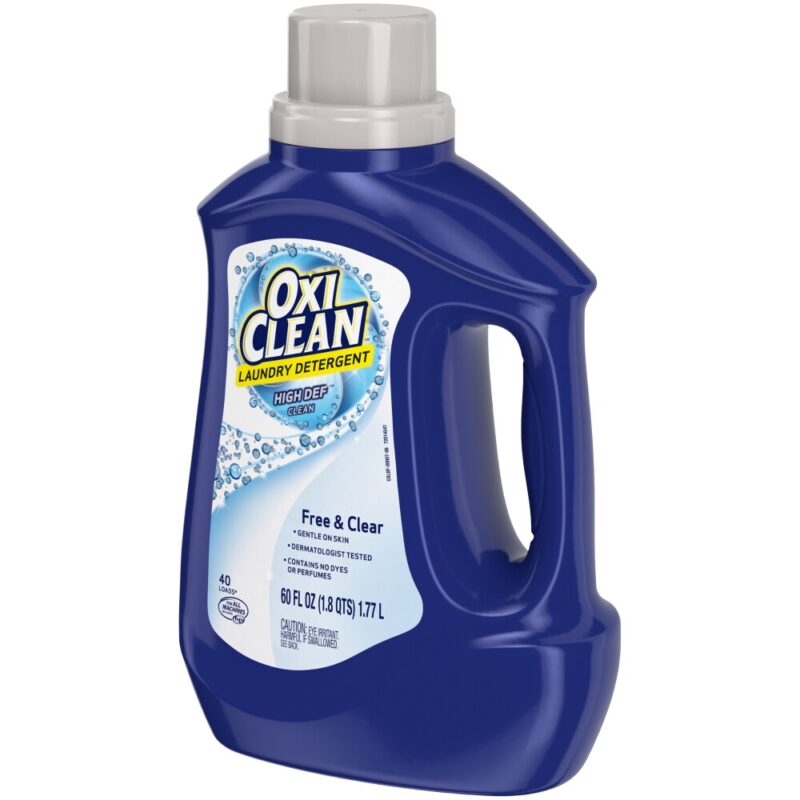 OxiClean High Def Clean Free & Clear Liquid Laundry Detergent - Image 4