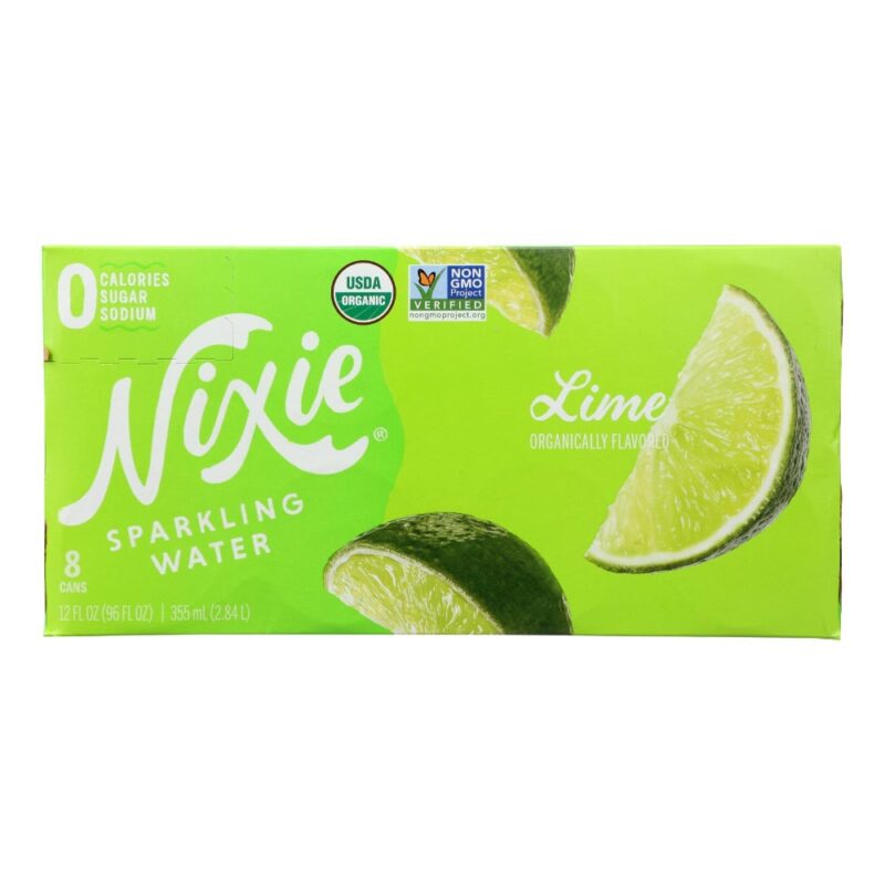 Sparkling Water Lime 8 Pack - 12 Fl oz - Image 4