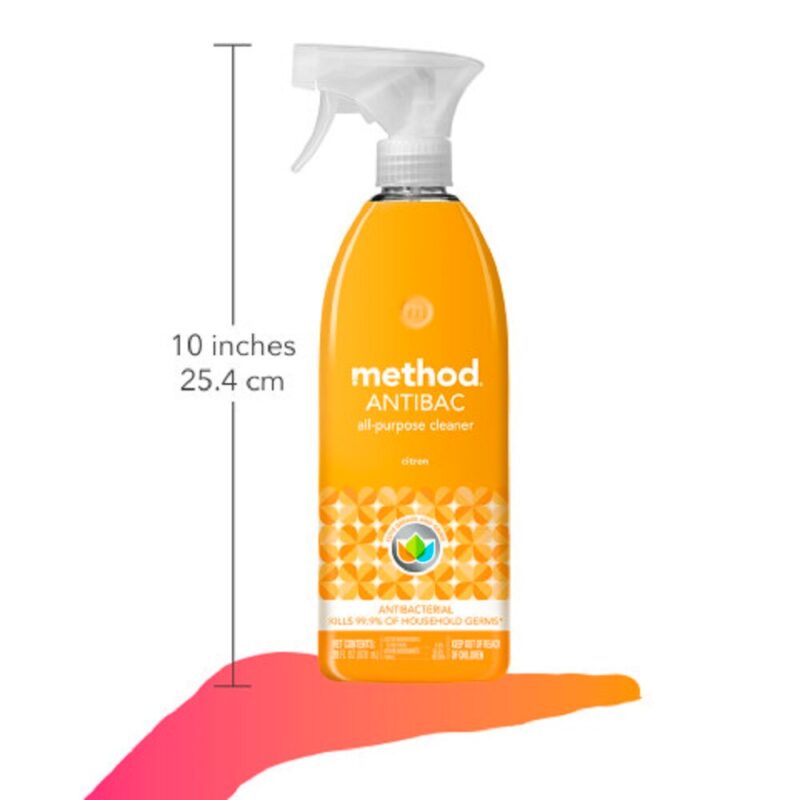 Method All-Purpose Cleaner, Antibac, Citron, 28 fl oz (828 ml) - Image 4