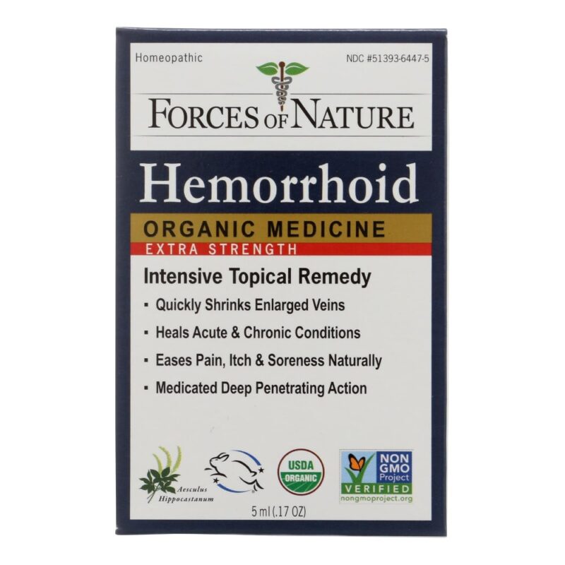 Forces Of Nature Hemorrhoid, Extra Strength - 1.7 Oz - Image 2