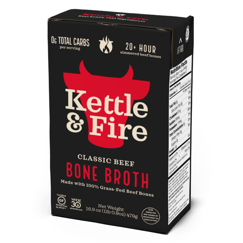 Kettle & Fire Classic Beef Bone Broth 16.9 oz - Image 6