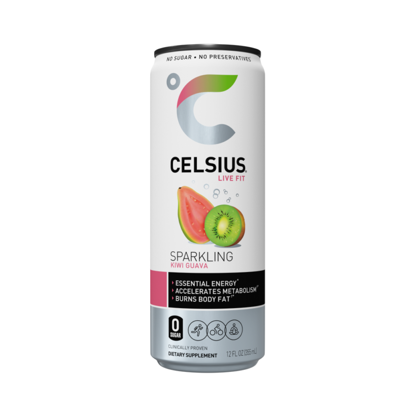 Celsius, Sparkling Kiwi Guava Dietary Supplement Energy Drink - Image 5