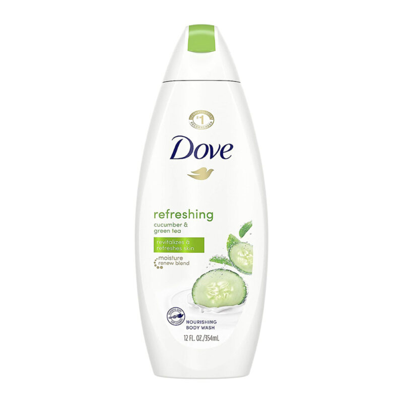 Dove Body Wash, Cool Moisture, Cucumber & Green Tea Scent, 12 fl oz (354 ml) - Image 6