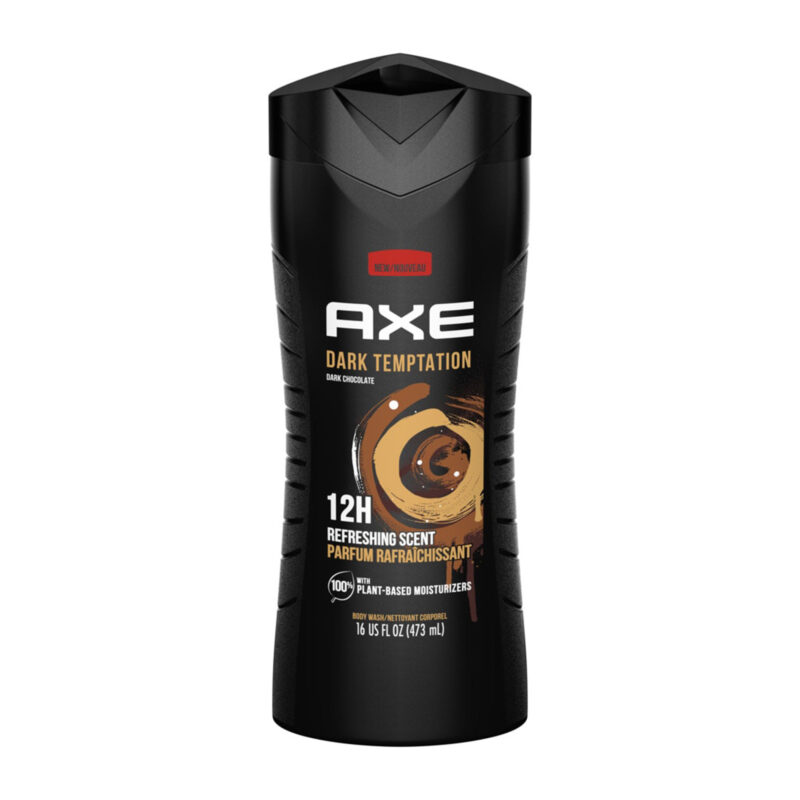 Axe Body Wash, Dark Temptation, Dark Chocolate and Coriander Scent, 16 fl oz (473 ml)