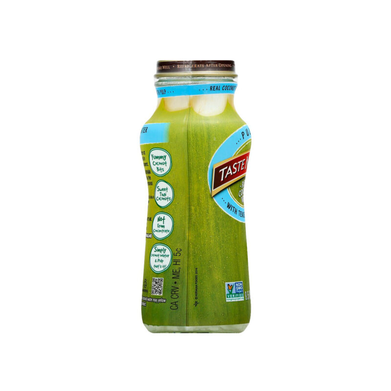 Taste Nirvana Coconut Water with Pulp, 9.5 Fl Oz - Image 3