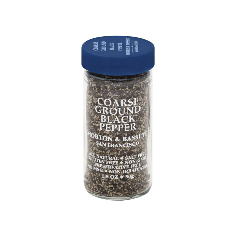 Morton & Bassett Seasoning Coarse Ground Black Pepper, 1.8 Oz - Image 3