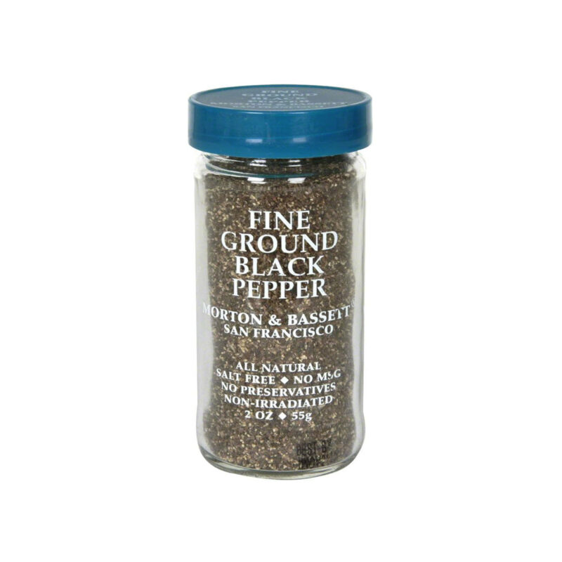 Morton & Bassett Fine Ground Black Pepper, 2 Oz