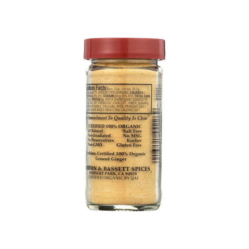 Morton & Bassett Ground Ginger 100% Organic, 1.8 Oz - Image 2