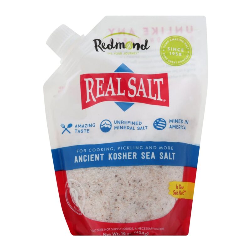 Redmond Real Salt, Ancient Fine Sea Salt, 16 Oz - Image 3