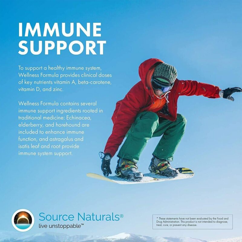 Source Naturals, Wellness Formula, 240 Capsules - Image 6