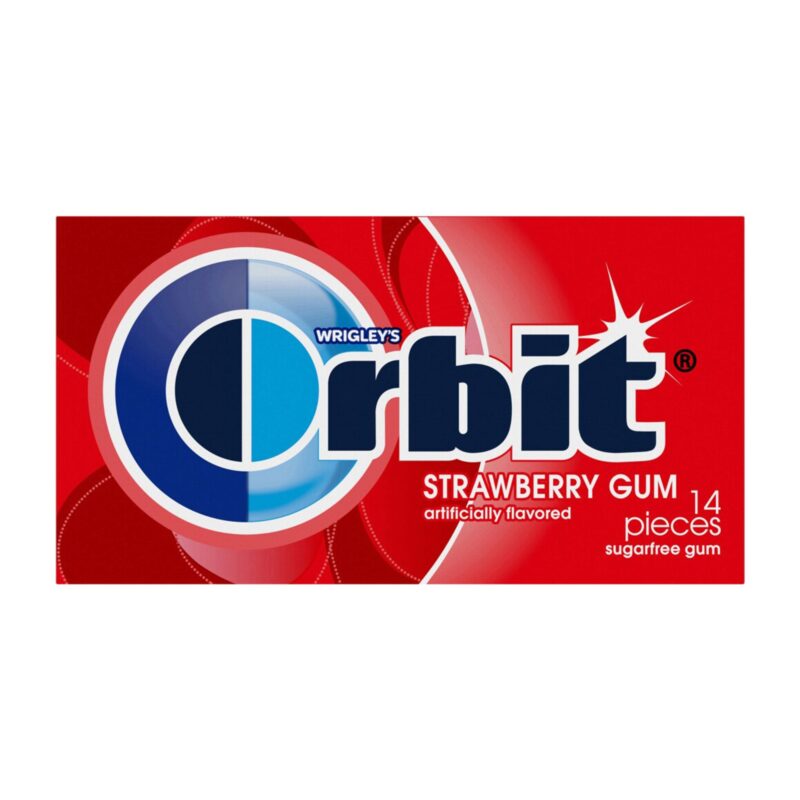 Orbit Strawberry Sugarfree Gum 14 Pieces - Image 3