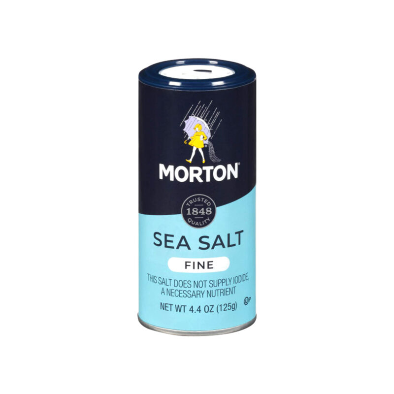 Morton Sea Salt Fine, 4.4 Oz - Image 3