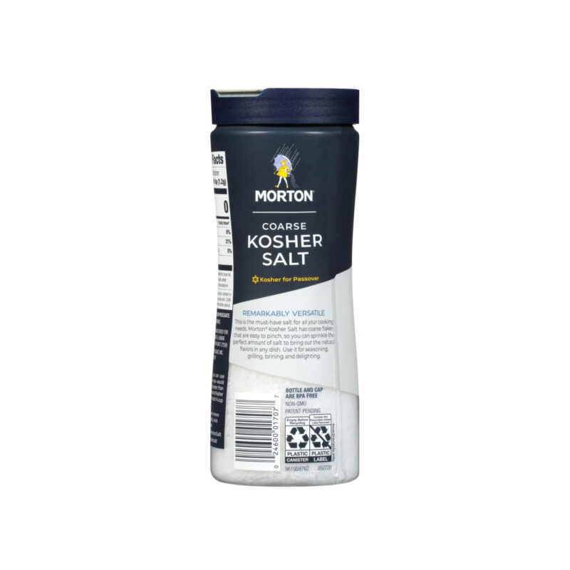 Morton Kosher Salt Coarse, 16 Oz - Image 2