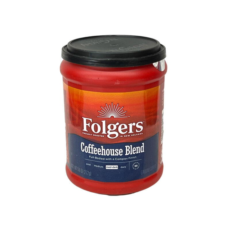 Folgers Coffeehouse Blend Medium Dark Roast Ground Coffee, 9.6 Oz - Image 3